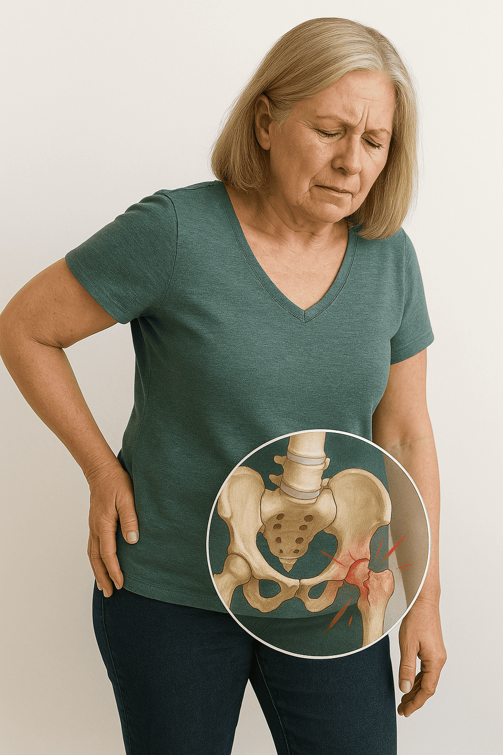 Imagem ilustrativa de um sintoma de Osteoporose / Osteopenia