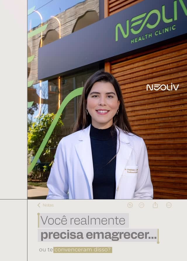 Neoliv Health Clinic em Brasília especializada em nutrologia, emagrecimento saudável e avaliação nutricional personalizada.